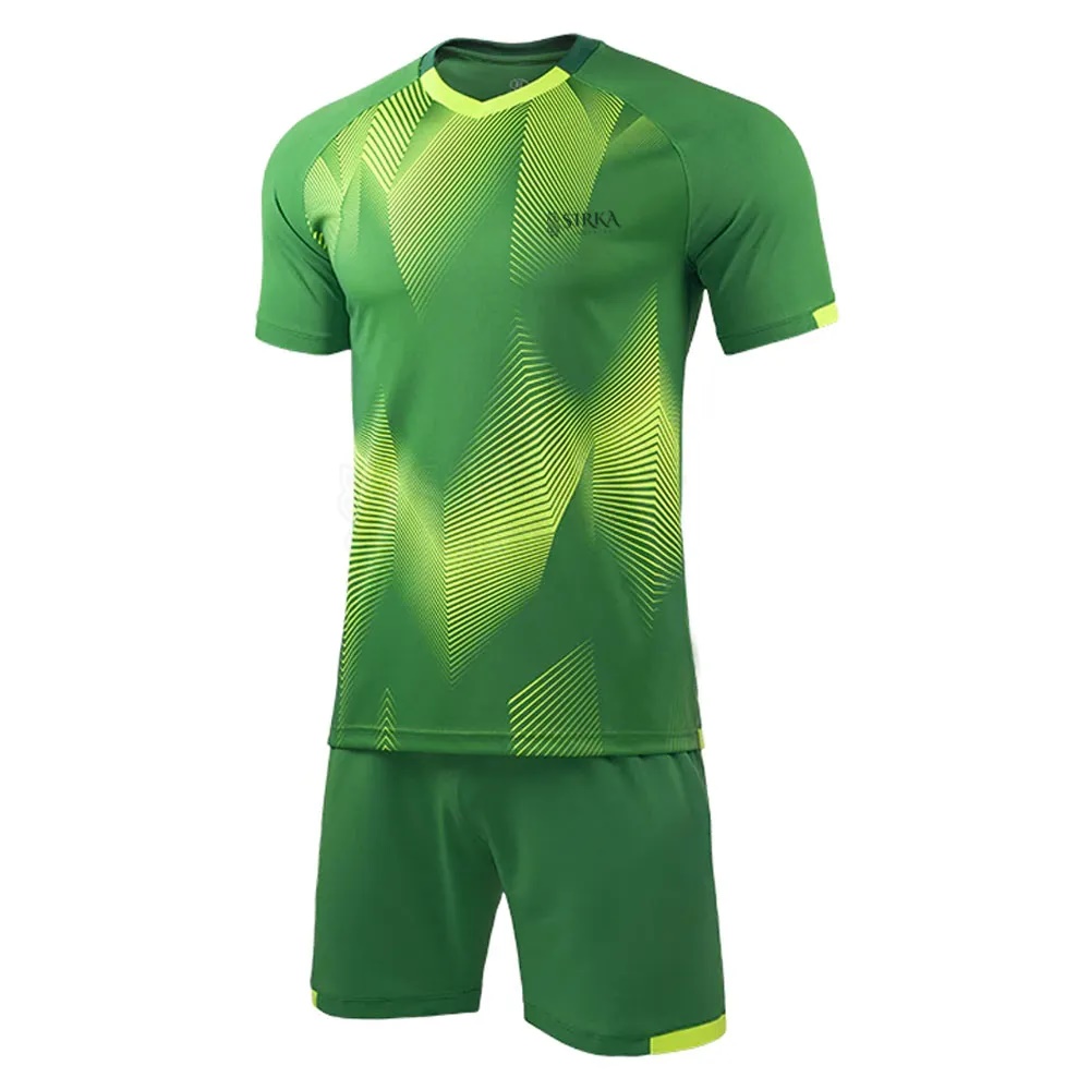 Training Wear half Sleeves Men Soccer Uniform Best Team Clothing Me Soccer Uniform For Sale